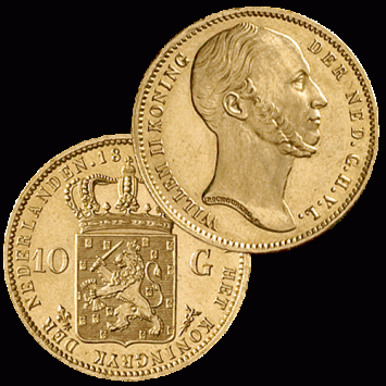10 Gulden goud 1842